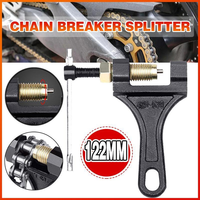 420 428 520 525 530 Chain Breaker Splitter Cutter Removal Repair Motorcycle Bike - Aimall