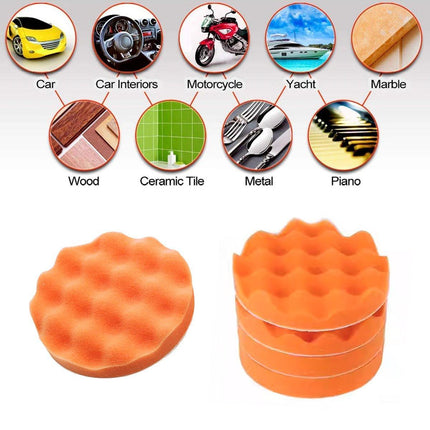 10x 150mm Sponge Polishing Pads 6Inch Waxing Buffing Set for Car Polisher Buffer