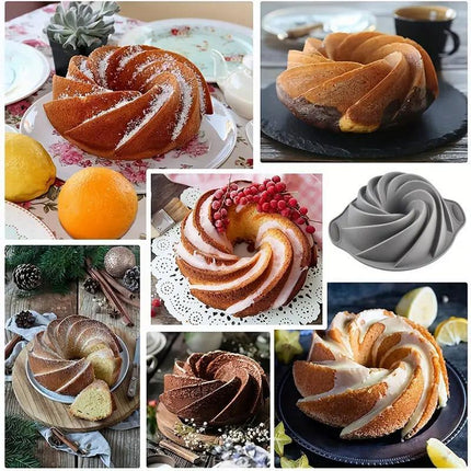 Silicone Cake Mould Non-Stick Baking Mould for Cupcakes Brownies and Desserts