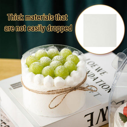 20pcs Square Paper Cake Base Mats for Birthday Wedding Party Dessert Display