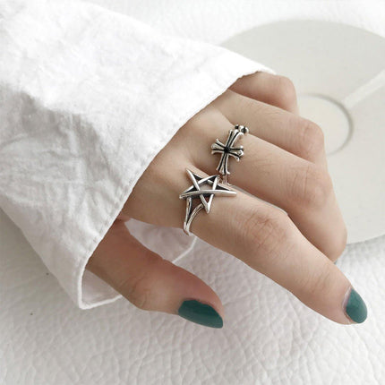 Adjustable Punk Retro Ring Fashion Jewelry Index Finger Statement Gift