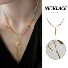 New Chinese Butterfly Pendant Beaded Necklace with Fringe Exquisite Fashion
