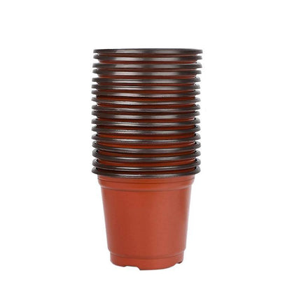 100PCS Plastic Plant Flower Garden Pots Nursery Seedlings Pot Growing Container - Aimall