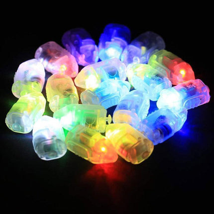 UP 100PCS LED Balloon Lamp Lights Lantern Light Balloons Glow Christmas Party - Aimall