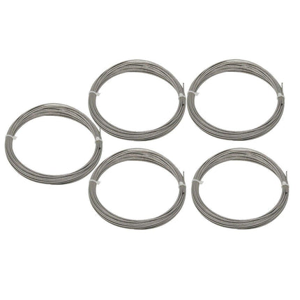 5 Rolls Automotive Glass Removal Tools Steel Wire Rope Disassembling Kit