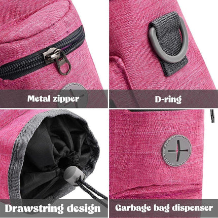 Pet Training Bag Dog Out Portable Snack Bag Dog Walking Bag Garbage Pickup Bag