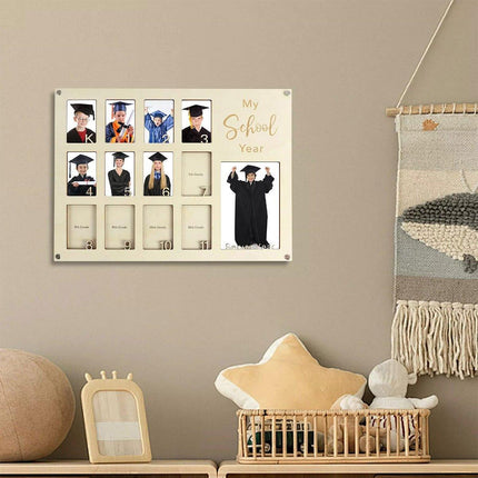 Graduation School Years Photo Frame Collage Gift Keepsake Memory Display Holder