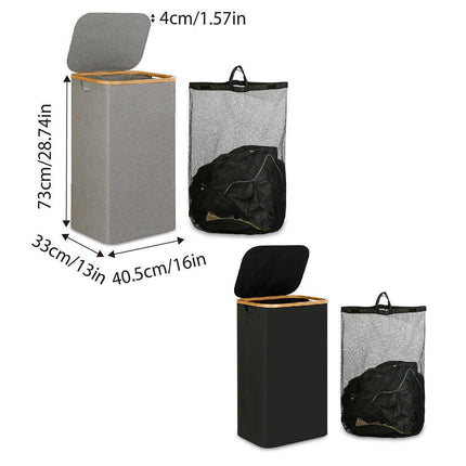 Bathroom Laundry Basket Large Clothes Hamper Dirty Laundry Storage Organizer