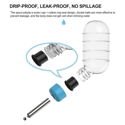 Hamster Water Bottle Leak Proof Automatic Feeder Ball Pet Drinking Container