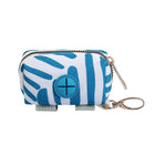 Secure and stylish dog poop bag holder for outdoor use.