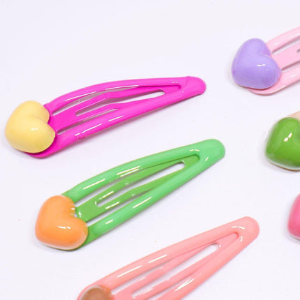 Colourful Hair Clips for Girls Sweet Cute All Matching Side Bangs Accessories