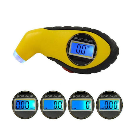 Tire Pressure Guage Digital Car Bike Truck Auto Air PSI Meter Tester Tyre Gauge - Aimall