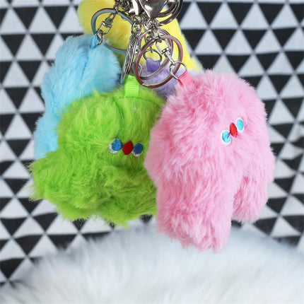 Animal Bag Pendant Plush Key Ring Plush Stupid Keychain Keyring Plush Toys Gifts - Aimall