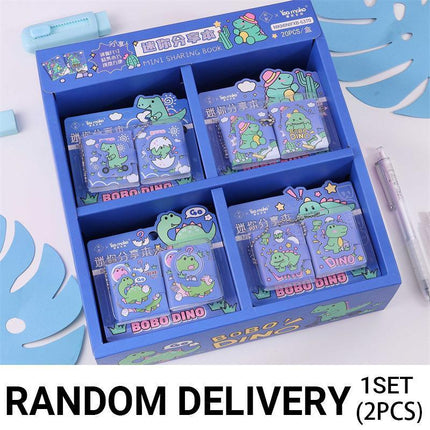 Kids Hand Book Planner Notebook Mini Organizer with Postcards Children Gift Idea RANDOM DELIVERY - Aimall