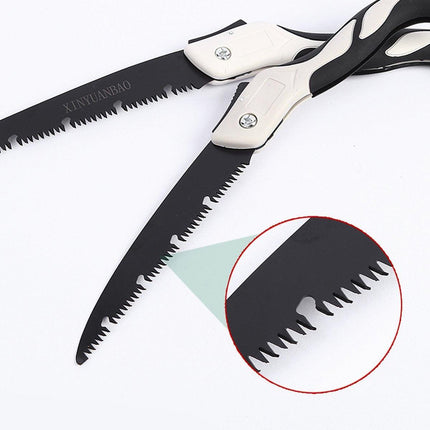 Folding Outdoor Hand Saw Portable Quick Cutting Pruning Garden Tree Logging Tool
