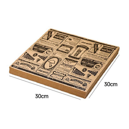 200X Oil Absorbing Paper Food Frying Grease-Proof Food Wrapper Wrapper Sandwich