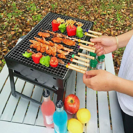 Marshmallow Roasting Sticks Extendable Fork BBQ Campfire Kids Fun Barbecue - Aimall