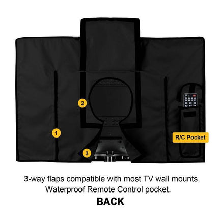 40-65 Inch Dustproof Waterproof TV Cover Outdoor Patio Flat Television Protector Aimall