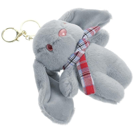 Cartoon Rabbit Doll Plush Toy Key Chain Accessories Bag Pendant Gift Keychain - Aimall