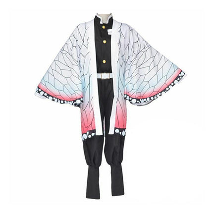 Demon Slayer Costume Kochou Shinobu Cosplay Kimetsu No Yaiba Kimono Outfit Wig - Aimall