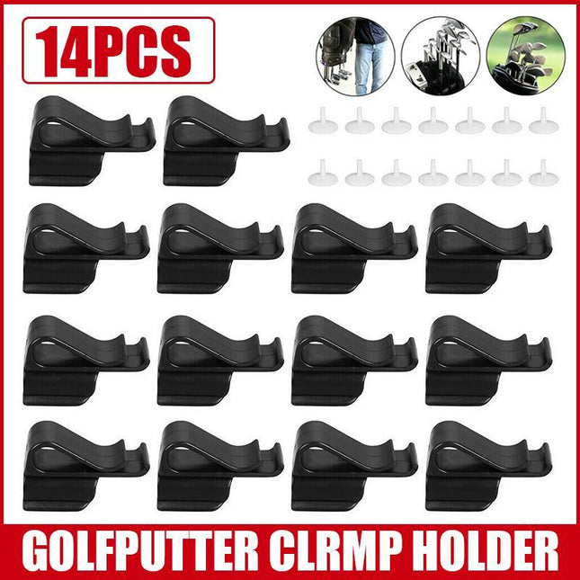 14Pcs Golf Bag Clip On Putter Clamp Holder Putting Club Ball  Marker Organizer Aimall