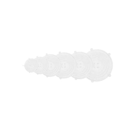 6PCS Stretch Reusable Silicone Food Saver Cover Seal Insta Lids Bowl Wraps - Aimall