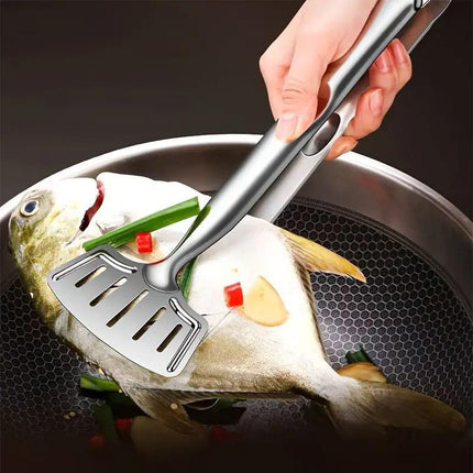 3pcs Stainless Steel Food Tongs Multifunctional Kitchen Cooking Serving Clips