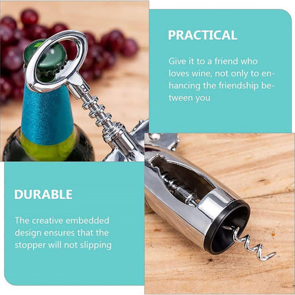 Bottle Opener Cork Screw Wine Bottle Opener Corkscrew winged corkscrew ZincAlloy