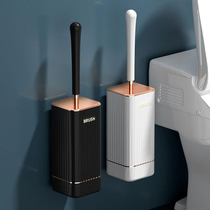Silicone Toilet Brush Wall-mounted Design for Toilet Cleaning