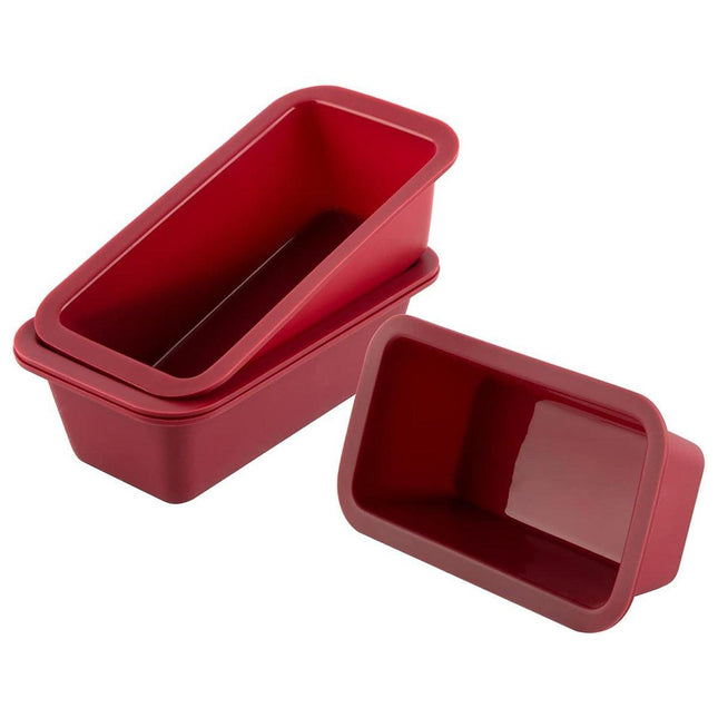 4PCS Silicone Bread Loaf Mold Rectangular Cake Baking Tray Nonstick DIY Bakeware