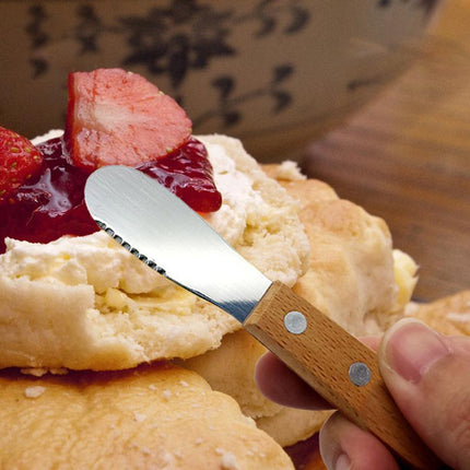 2x Sandwich Spreader Butter Knife Scraper Cheese Slicer Stainless Steel Spatula - Aimall