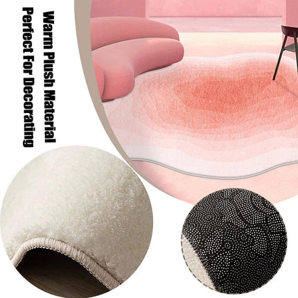 Shaped Cashmere Carpet Living Room Full Blanket Cloakroom Dressing Table