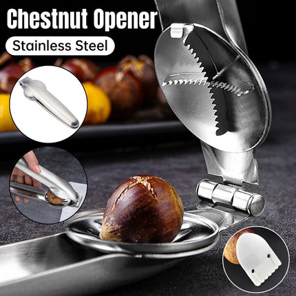 Chestnut Opener 304 Stainless Steel Cross Chestnut Shell Stripper Nut Cracker