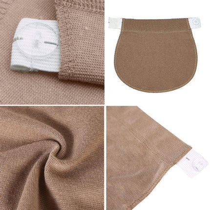 6PCS Pregnant Women Belt Extension Buckle 3 Colours for Big Belly Fatty Pants