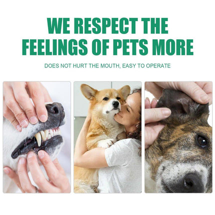 20pcs Pet Tooth Cleaning Finger Set Tartar Remover for Cats Dogs Oral Care Tool