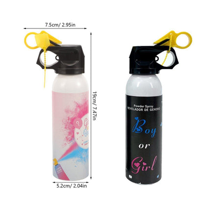 Gender Reveal Powder Blaster Blue Pink Spray Bottle Boy Girl Colour Powder Spray