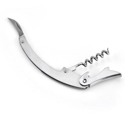 3pcs Portable Wine Bottle Opener Beer Bottle Corkscrew Seahorse Knife Bar Tools