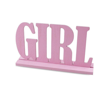 Wooden Baby Shower Party Decorations Gender Reveal Centerpieces Newborn Crafts