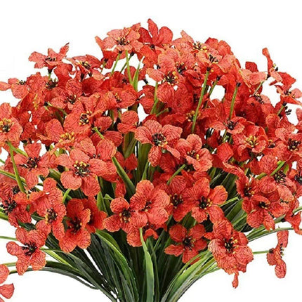 12pcs Artificial Flowers Set for Home Decor Wedding Party Fake Floral Decor