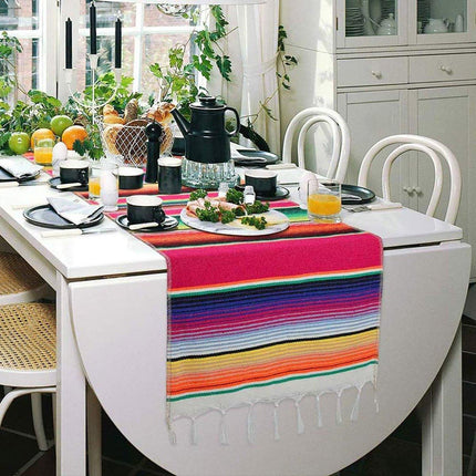 Woven Blanket Tassel Party Tablecloth Home Decoration Table Flags Cover Cloth
