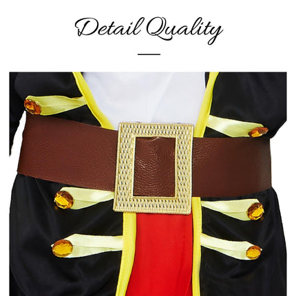 Child Pirate Costume Performance Costume Pirates Of The Caribbean Captain Jack Costume Cosplay Cosplay Party