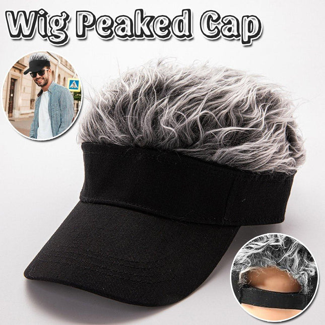 Trendy Hip Hop Wig Cap Stylish Duck Bill Cap for Hipster Fashion Accessories