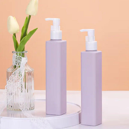 5Pcs 250ml Plastic Empty Lotion Pump Bottles Shampoo Container Dispenser PE Pump