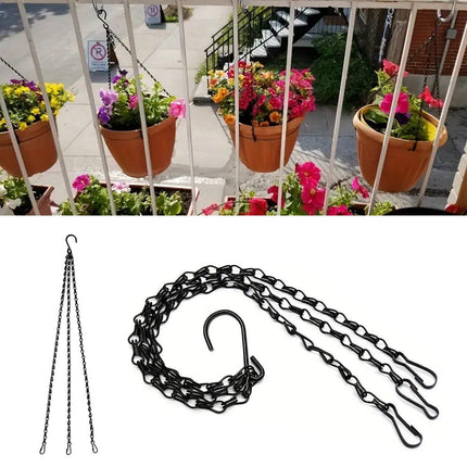 5x Hanging Planter Chains Decorative Iron Chains for Flower Pots Lanterns Basket
