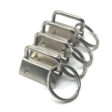 50X 27MM DIY Craft Key Fob Keychain Hardware With Plier Wristlets Tail Clip Gift