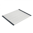 Multifunctional Stainless Steel Draining Rack Folding Sink Organizer for Kitchen