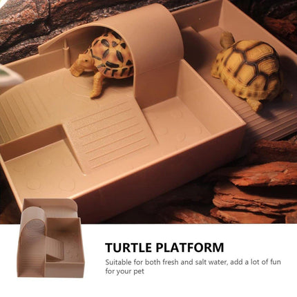 Turtle Basking Platform Floating Habitat Aquarium Climbing Dock for Reptiles