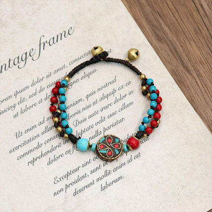 Vintage Ethnic Style Bracelet for Women Simple Weaving String Fashion Jewellery