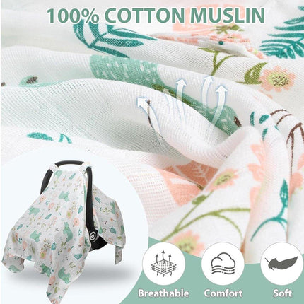 Stroller Cover Cartoon Print Carrycot Wind and Dust Shield with Protective Layer