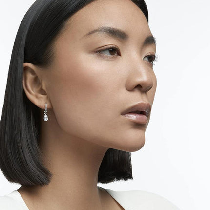 Exquisite Teardrop Drop Earrings with Cubic Zirconia Accents